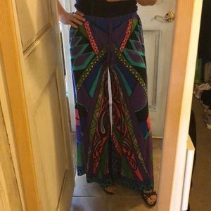 COPY - Multi color women’s wide leg pant size sma…